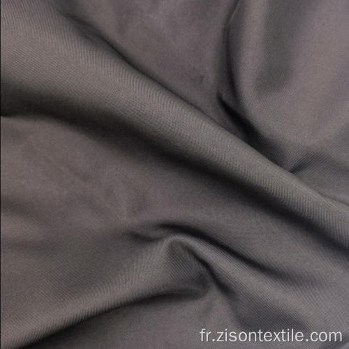 Nouveau tissu élégant de tissu pongé teint polyester lisse